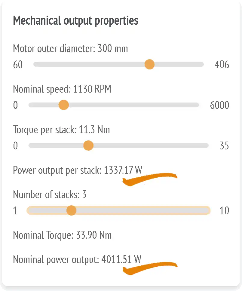 Convert angular speed