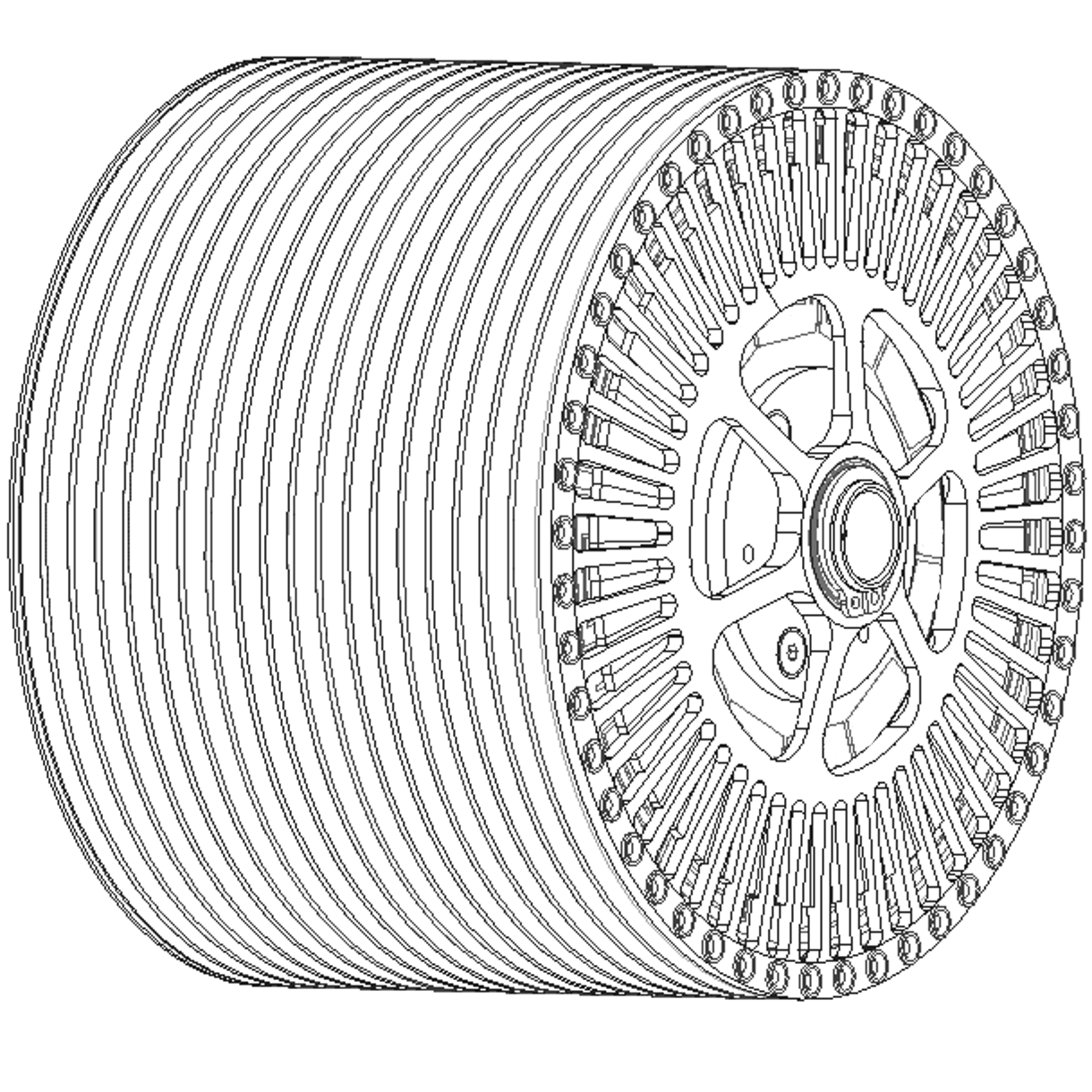 Axial flux ultra light electric motor