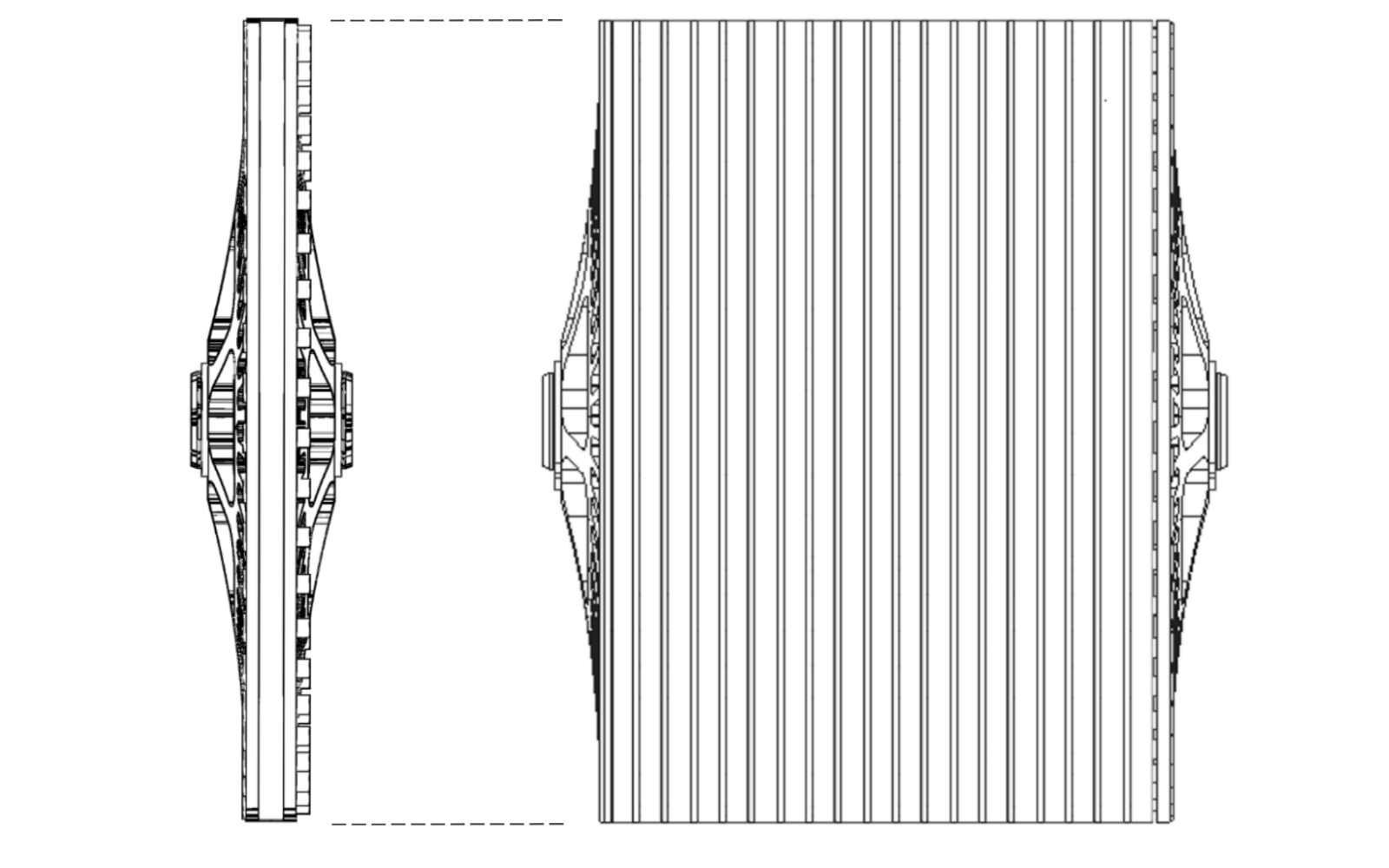 Stackable ultra light electric motor