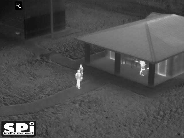 Unmanned thermal surveillance aerial thermal view 3