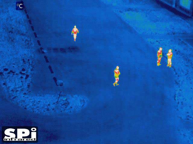 Unmanned thermal surveillance aerial thermal view 5